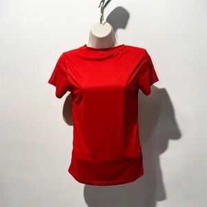 Letaotao Women’s Ready-Set II Short Sleeve Top – Red | Size Small | NWT